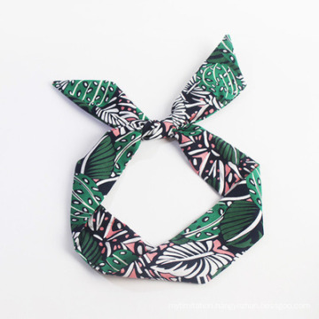 Fashion Accessories Bunny Ear Ribbon Flower Headband for Women